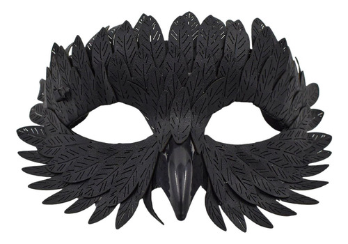 Halloween Decor Feather Eye For Stage Performance Prom Negro
