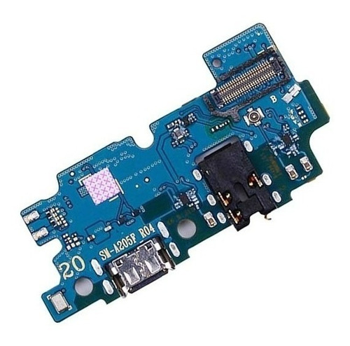 Flex Placa Pin De Carga Microfono Samsung Galaxy A20 A205