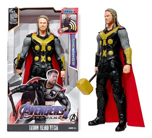 Figura De Acción Thor De Los Vengadores Importada Para Niños