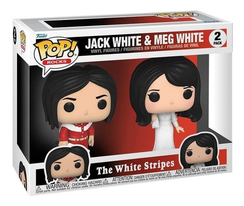 Funko Pop! Rocks The White Stripes 2 Pack - Jack Y Meg White