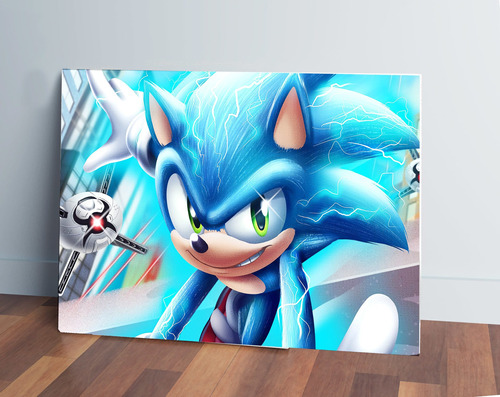 Cuadro Sonic The Hedgehog 172 70x100 Mdf Memoestampados