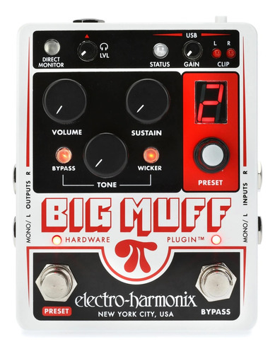 Pedal Interfaz Electro Harmonix Big Muff Pi Hardware Plugin