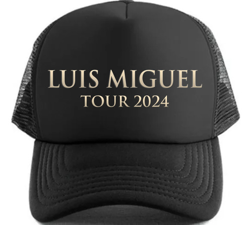 Gorra Vinilo Trucker Personalizada Luis Miguel Tour 2024