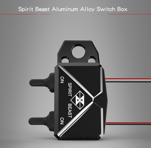 Switch 2 Botones Moto Faros Auxiliares Intermitentes