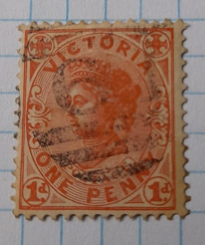 Sello Postal Australia - 1901 Reina Victoria