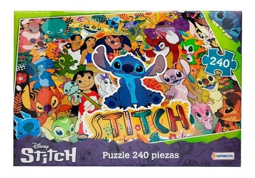Puzzle Rompecabezas Disney Stitch 240 Pzs Tapimovil E.full