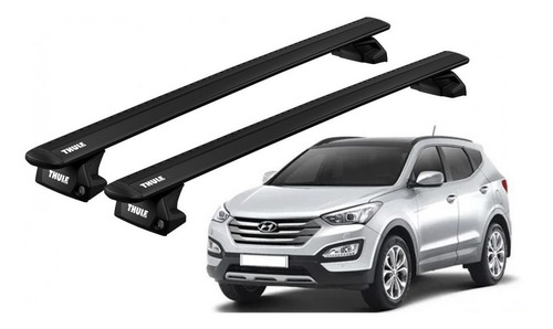 Barras Thule Hyundai Santa Fe 13-18 Ra / Wingbar Evo Black