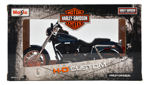 Harley Davison 2004 Dyna Super Glide Escala 1:12 Maisto Cd