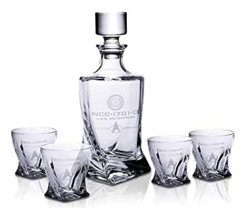 ~? Star Trek: The Next Generation 5-piece Whiskey Decanter S