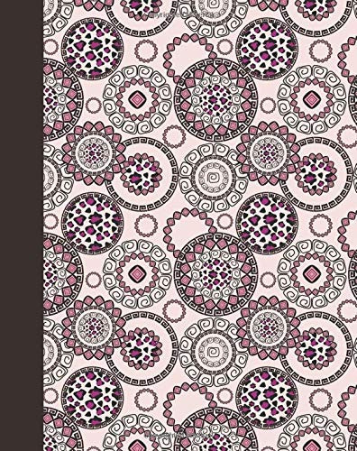 Revista Animal Print Mandala Rosa Y Rosa 8x10 Grafico Revist