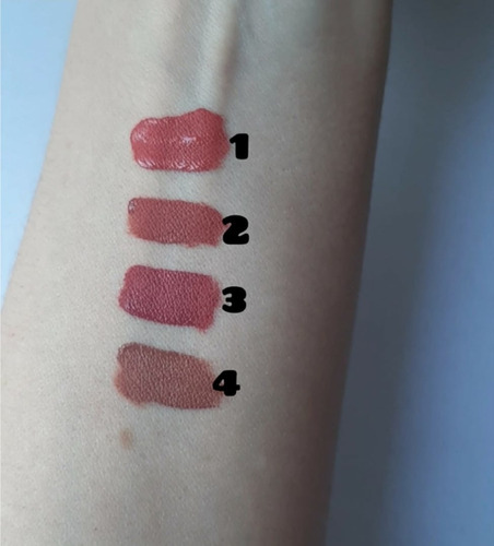 Labial Liquido Matte Dapop Tonos Nude - Glowee