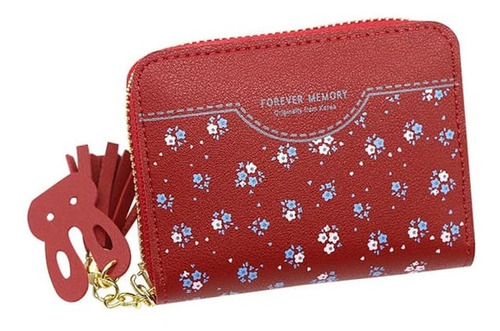 Cartera Dama Moderna Flores Mujer Casual Bolsa Regalo Mamá 