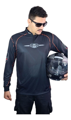 Imagem 1 de 6 de Camiseta Brk Motociclismo Suzuki Boulevard Com Fpu 50+