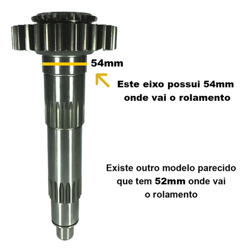 Contra Eixo 28x30x17x20 New Holland Ts80 A Ts110 E6nn7111aa