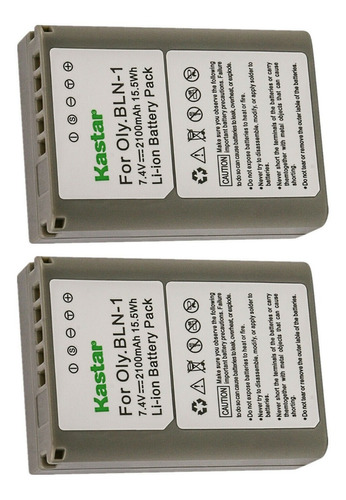 2 Baterías Para Olympus Bln-1 Bln1 Om-d E-m5 Mark Iii 