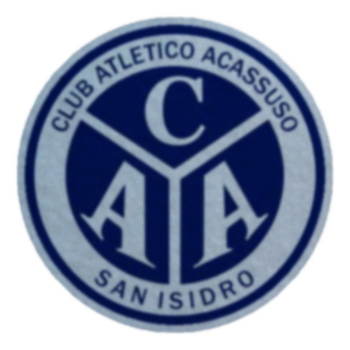 Parche Escudo Felpa Para Coser 6cm Set X4 Equipos Arg001 Acassuso Acassuso