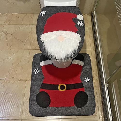 Fundas Para Asientos De Inodoro Navideñas Linda Funda Para A