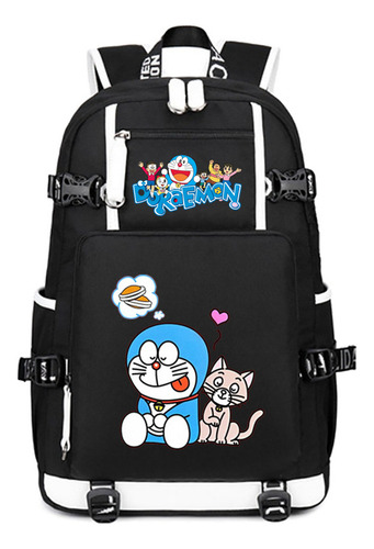 Mochila Escolar De Dibujos Animados Doraemon Cartoon Machine