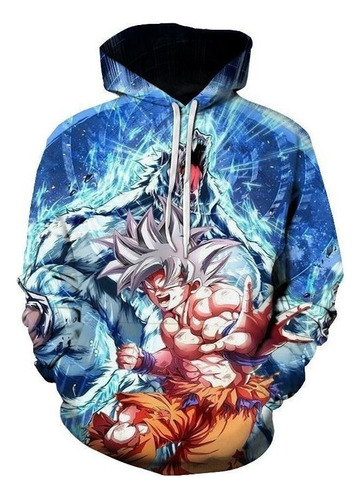 Sudadera De Moda Dragon Ball Goku Vegeta Impresión