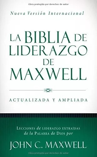 Biblia De Liderazgo De Maxwell Nvi, Tapa Dura