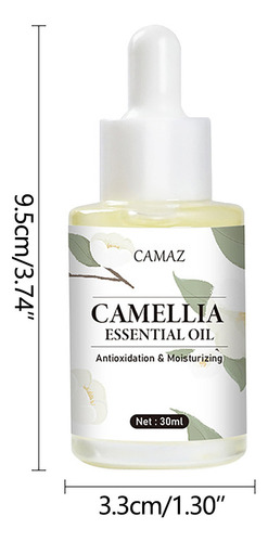 Óleo De Essência De Camélia Hidrata A Pele 30ml, Clareando E