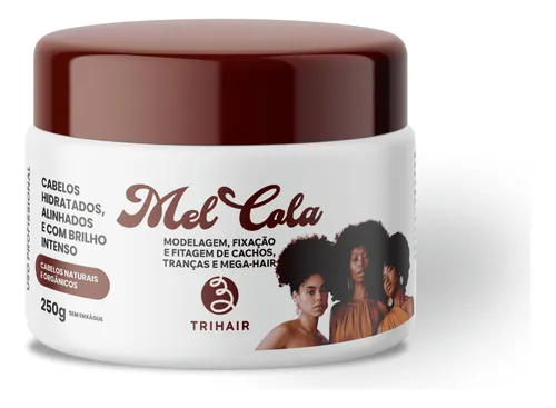 Mel Cola Cachos Naturais E Orgânicos Modelador 250g Trihair