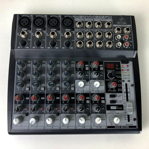 Mesa De Som Behringer Xenyx 1202fx 12 Canais (Usado)