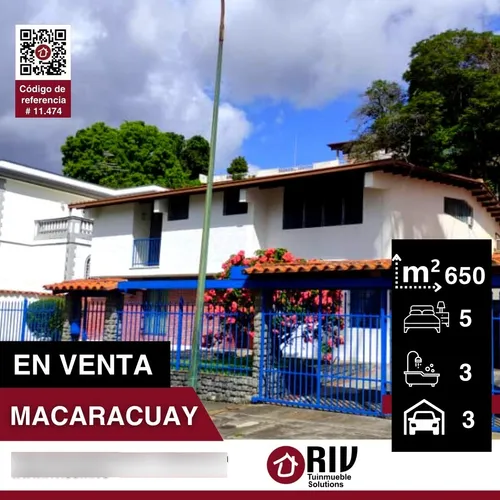 Venta -casa En Macaracuay