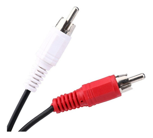 Imagen 6 de 8 de Cable Adaptador Estereo 2 Rca Machos A Aux 3.5mm Hembra