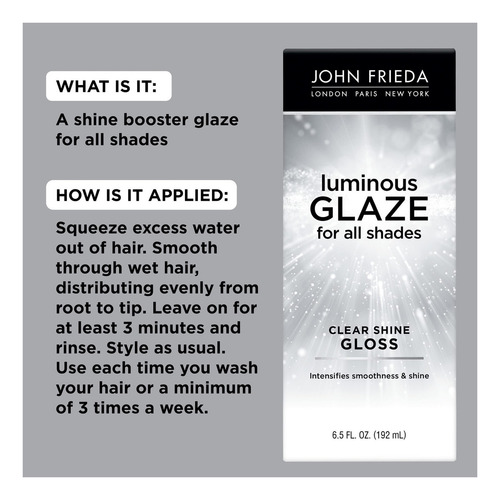 John Frieda John Frieda Luminous Glaze Brillo Claro