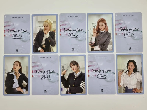 Twice Set Photocard Formula Of Love Oficiales Originales