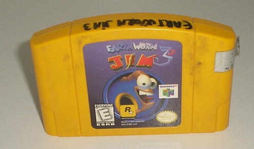 Earthworm Jim 3d 64 Nintendo 64 Original Americana Usada