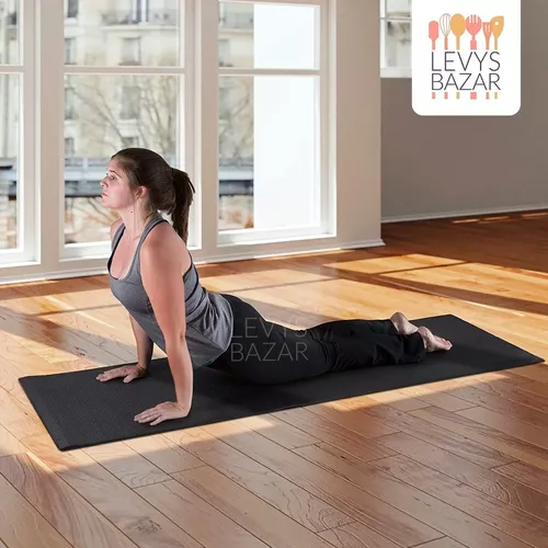  CHENSQ Esterilla de yoga antideslizante gruesa para mujer,  respetuoso con el medio ambiente Fitness Yoga Mat Fitness Ejercicio estera  en casa Gimnasia Gimnasia Meditación Pilates Mat : Deportes y Actividades al