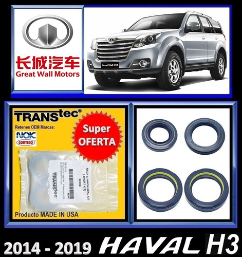 Great Wall Haval H3 2014-2019 Kit Cremallera Dirección Hidra