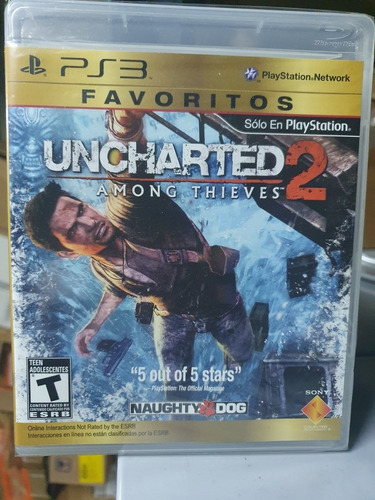 Uncharted 2 Among Thieves Ps3 Físico, Nuevo Zona Abasto