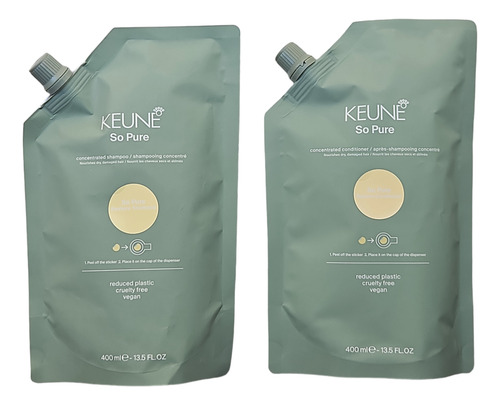 Keune Shampoo + Condicionador So Pure Restore 400ml