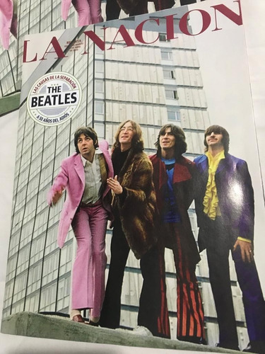 Revista La Nación (nota The Beatles) Abril 2020