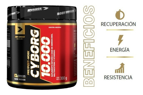 Imagen 2 de 5 de Cyborg 300 Gr. Body Advance. Energía Extra