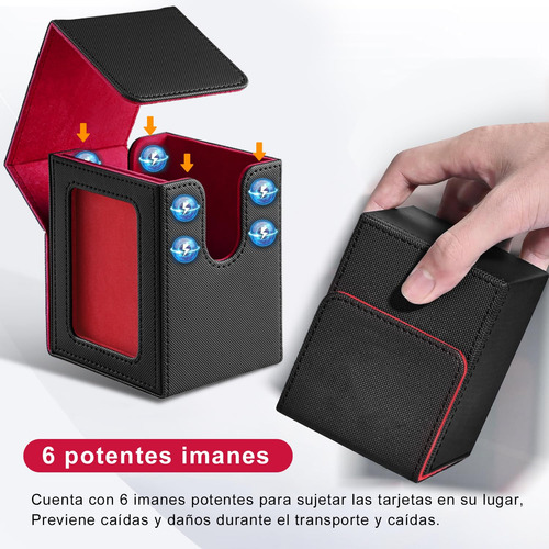 Caja For Cartas Commander, Caja For Cartas Mtg Con Vitrina