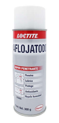 Lubricantes Loctite Aflojatodo En Aerosol 300 Gr 12 Pz