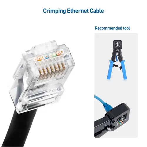 Conectores Rj45 Cable Matters Cat 6 Pass Through, Paquete De