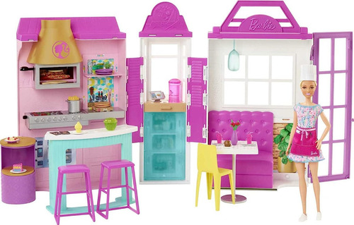 Barbie Estate Conjunto Restaurante Com Boneca - Mattel