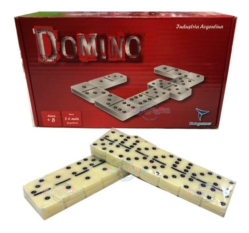 Domino De Puntos Familiar Fichas Chicas En Caja Triblinbb