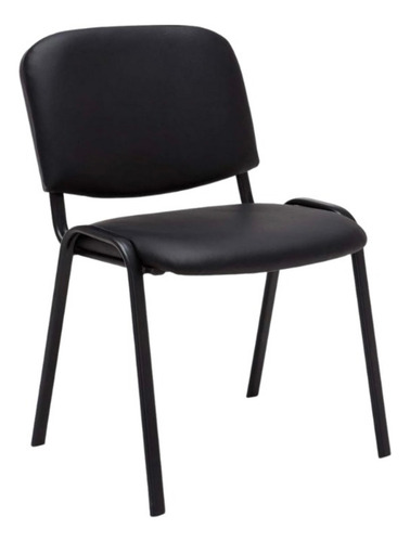 Silla Visita Iso Tapizada Ecocuero Recepción Cacino