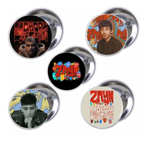 Set 5 Pines Zayn Malik 4.4cm