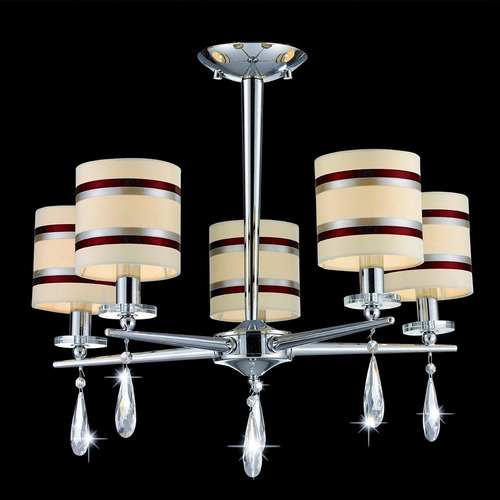 Lustre Candelabro Taschibra Compostela 5 - 5 Lâmpadas Jd