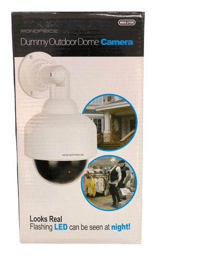 Imagen 6 de 8 de Camara De Seguridad Falsa Con Led - Usada/open Box