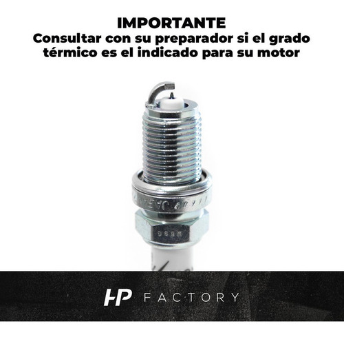 Imagen 5 de 11 de Bujía Iridium Grado 8 Bkr8eix Ngk X 4 Unidades