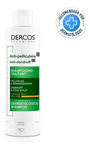 Shampoo Tratamiento Anticaspa En Botella Vichy Dercos 200ml