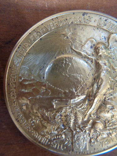 Imagen 3 de 10 de Antigua Medalla Honorio Tercero De 1916 Firmada